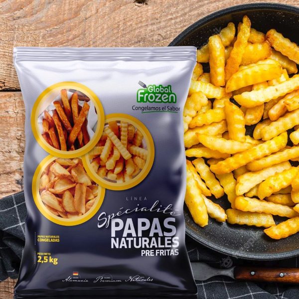 PAPA PRE-FRITA CRINKLE BOLSA 2.5KG