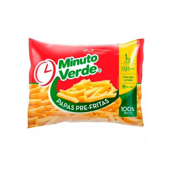 PAPA PRE-FRITA MINUTO VERDE 1 KILO