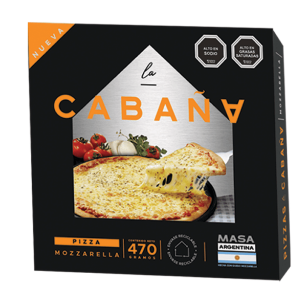 LA CABAÑA PIZZA MOZARELLA 470GRS