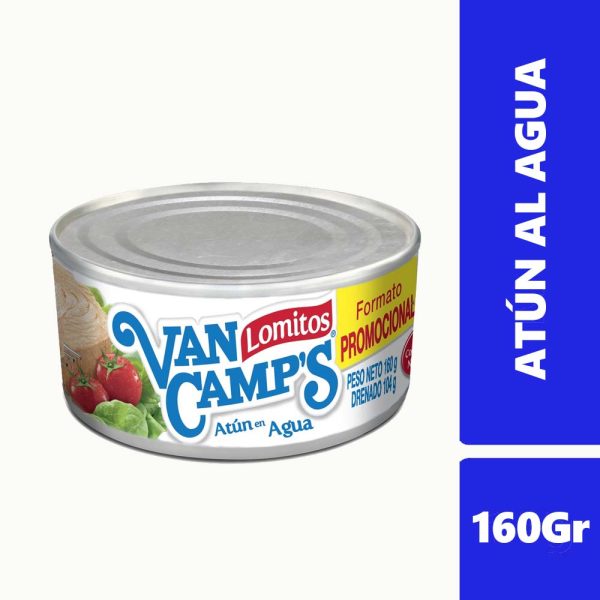 (C*48)ATUN VAN CAMP'S AL AGUA UNID *160 GRS