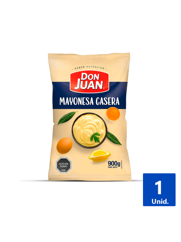 MAYONESA CASERA  DON JUAN 900GRS