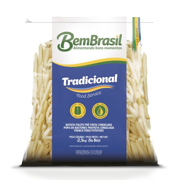 (C*6)PAPA PRE-FRITA BEM BRASIL 12MM 2.5KG