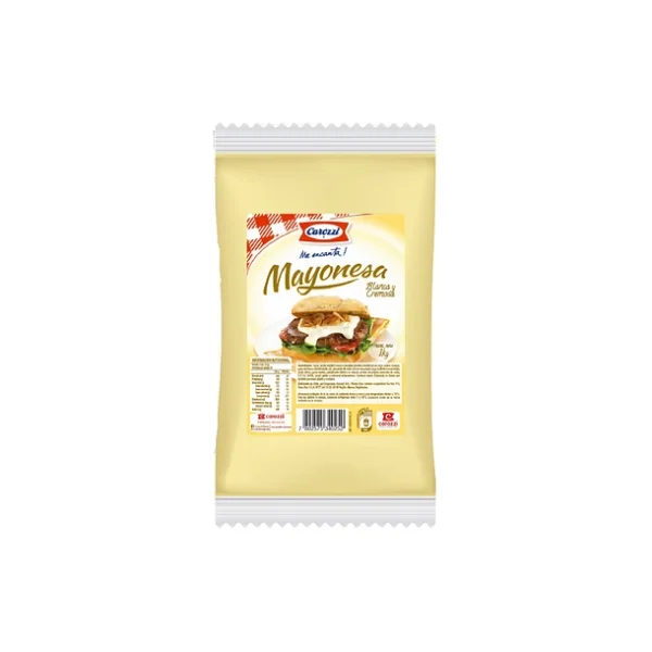 MAYONESA CAROZZI BOLSA 1KG.