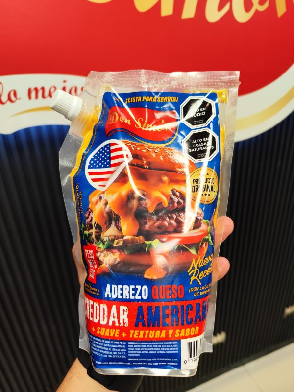 SALSA CHEDDAR AMERICANO 950 GRS